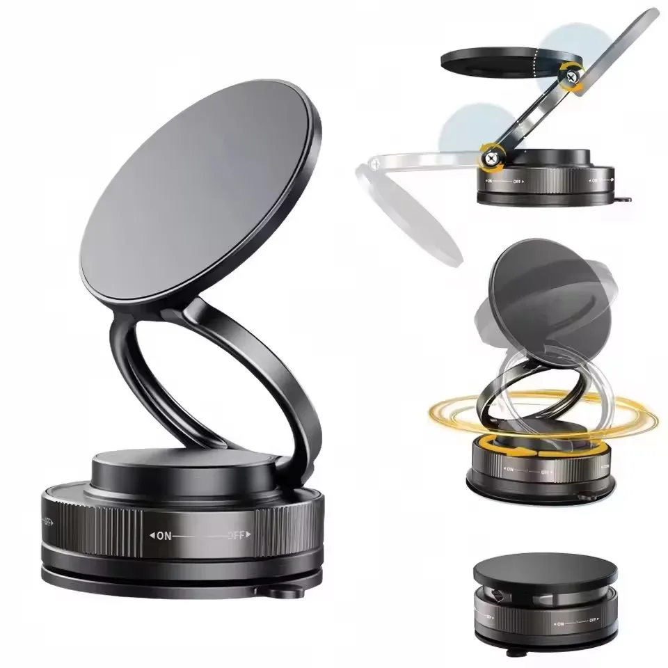 Phone Accessories Holder Car - Обновленная 360 ° Вакуумный магнитный держатель