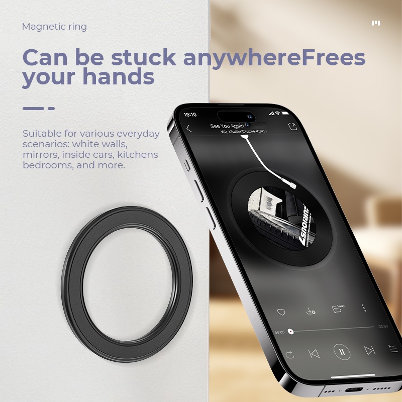Phone Accessories Holder Car - Сильное магнитное кольцо для телефона Magsafe,