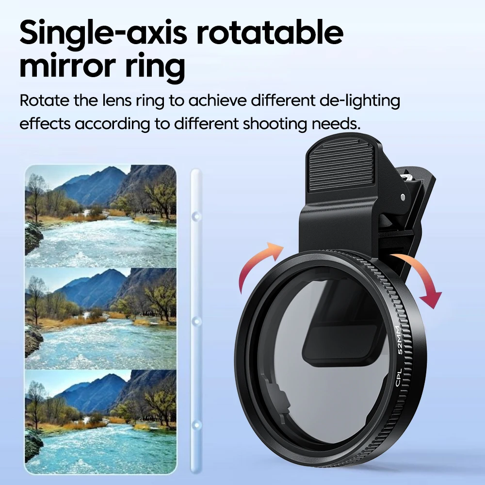 Новый 52 мм CPL фильтр для объ – обзор и цена Phone Accessories Useful